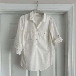 New York & Company White Blouse